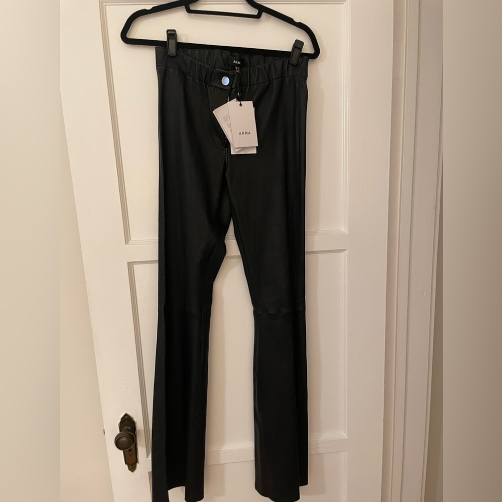 Arma flared leather pants - Picture 4 of 7